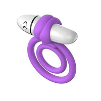 Perfect Love Cock/Ball Wireless Waterproof Vibrating Ring with 7 Vibrating Modes for Couples - Pink/White