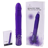 Romantic Thor 3 Speed Thrusting Vibrator - Purple