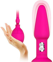 Anastasia Steel Inflatable Multi-Speed G-Spot Vibrator - Pink
