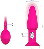 Anastasia Steel Inflatable Multi-Speed G-Spot Vibrator - Pink
