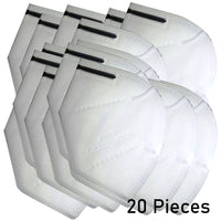 WODE KN95 Particulate Respirator GB2626-2006 KN95 Standard Size Face Mask  (20-Pack Box)