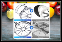 MWGEAR Apple Slicer Upgraded Version Heavy Duty Stainless Steel 12-Blade X-LARGE- BRAND NEW
