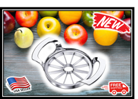 MWGEAR Apple Slicer Upgraded Version Heavy Duty Stainless Steel 12-Blade X-LARGE- BRAND NEW