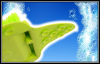 MWGEAR FOOT BRUSH SCRUBBER- GREEN-SOFT BRISTLES w/NON-SLIP MAT- BRAND NEW