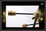 Mega Lighting 6 Light Semi-Flush Matte Black with Antique Brass Accents(6) 60W A19 max. / Medium Base- BRAND NEW