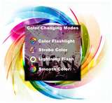MWGEAR E26 LED Light Bulbs RGB Color Changing 10W Cool White Bulb w/ 2 Remotes BRAND NEW