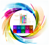 MWGEAR E26 LED Light Bulbs RGB Color Changing 10W Cool White Bulb w/ 2 Remotes BRAND NEW