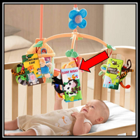 GROWRIGHT FARM TAILS-Soft Baby Cloth Books, Touch and Feel Crinkle Books, for Babies, Infants & Toddler Early Development, TOY BABY- BRAND NEW