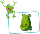 GrowRight MWG-A104-Green Cute FrogTraining Urinal for Boys with Funny Aim NEW
