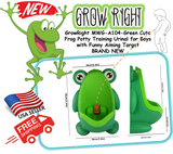 GrowRight MWG-A104-Green Cute FrogTraining Urinal for Boys with Funny Aim NEW