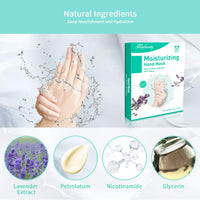 Mix Beauty Lavender Moisturizing Hand Masks 4- Pack