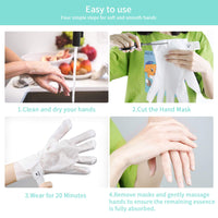 Mix Beauty Lavender Moisturizing Hand Masks 4- Pack