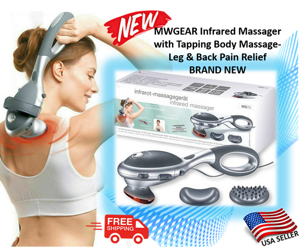 MWGEAR Infrared Massager with Tapping Body Massage-Leg & Back Pain Relief BRAND NEW