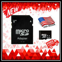 MicroSD HC 64GB Premium microSDXC, Class 10, Memory Card with Adapter BRAND NEW