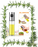 X2 MWGEAR Olive Oil Sprayer Dispenser, Multi-Function Glass Mister Sprayer w/ Bottle Brush and Oil Funnel (100mL) BRAND NEW