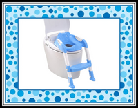 GrowRight MWG-A101-Blue Toilet Potty Step Trainer for Kids and Toddlers Training Seat BRAND NEW