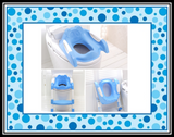 GrowRight MWG-A101-Blue Toilet Potty Step Trainer for Kids and Toddlers Training Seat BRAND NEW