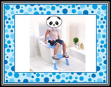GrowRight MWG-A101-Blue Toilet Potty Step Trainer for Kids and Toddlers Training Seat BRAND NEW