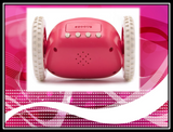 ItSoFun Runaway Clock on Wheels (PINK)- BRAND NEW