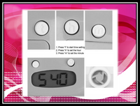 ItSoFun Runaway Clock on Wheels (PINK)- BRAND NEW