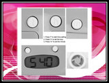 ItSoFun Runaway Clock on Wheels (PINK)- BRAND NEW