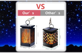 MWGEAR 2-Pack Solar Lantern Lights Dancing Flame Waterproof Outdoor Hanging NEW