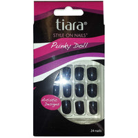 Tiara Style On Artificial Glue-On Punky Doll Sexy Nail Sassy Bundle 5-Pack of 24 Nails