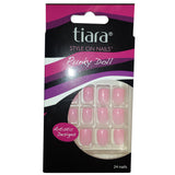 Tiara Style On Artificial Glue-On Punky Doll Sexy Nail Multi-Color Bundle 5-Pack of 24 Nails