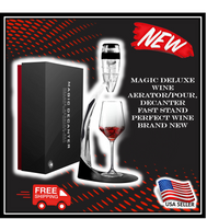 MAGIC DELUXE WINE AERATOR/POUR,DECANTER FAST STAND PERFECT WINE BRAND NEW